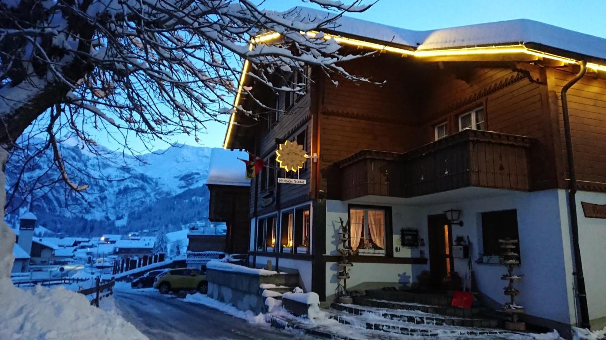 Pension Sonne Adelboden Eksteriør bilde